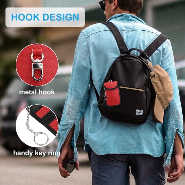 Thumbnail 5 de Diyife Faraday Pouch 2-pack for car keys 🔐