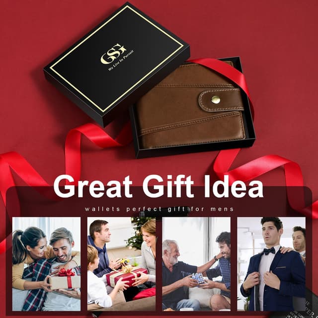 Thumbnail 5 de GSG SINCE 1998 Cowhide Leather RFID Wallet 17-slot