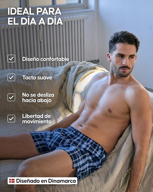 Detalle de DANISH ENDURANCE Boxer algodón orgánico 4 y 6 pack
