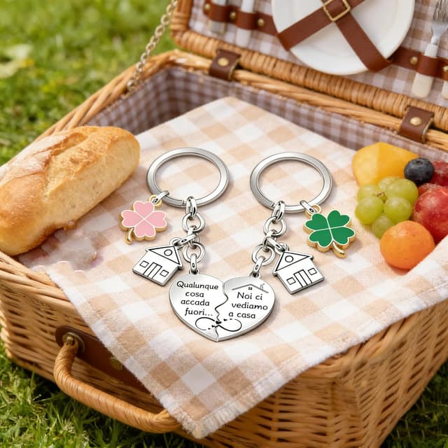 Thumbnail 3 de Portachiavi JRZDFXS Ci vediamo a Casa in acciaio 🏠