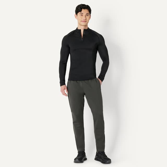 Detalle de Amazon Essentials Homme Maillot Rashguard manches longues à fermeture 1/4