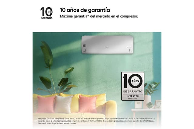 Thumbnail 5 de LG CONFORT 09CONFWFIX.OUTLET Aire acondicionado 1x1 con bomba de calor