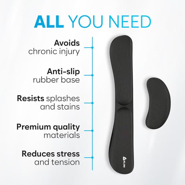 Thumbnail 4 de KLIM Wrist Rest Set poggiapolsi per tastiera e mouse 🖱