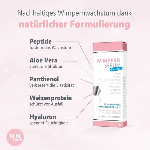 Thumbnail 4 de Wimpernserum sensitiv vegan 10 ml đ