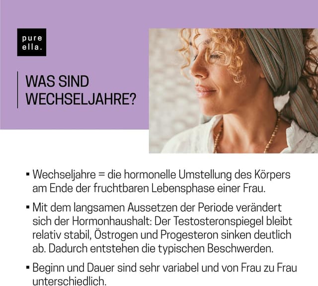 Detalle 2 de Pure Ella WECHSELJAHRE Vitalstoffkomplex für Frauen in der Menopause (60 Kapseln)