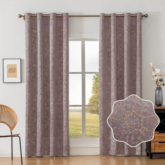 Detalle 2 de Ystyle rideau occultant velours 2×140