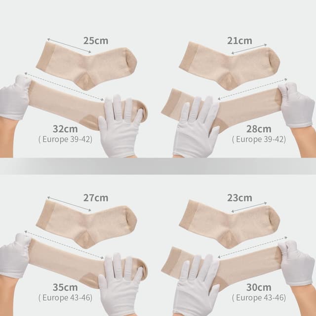 Thumbnail 6 de Laulax Ladies 3 Pairs Naturally Coloured Organic Cotton Socks Gift Set (UK 3-7, 36-40) – Beige & Cream