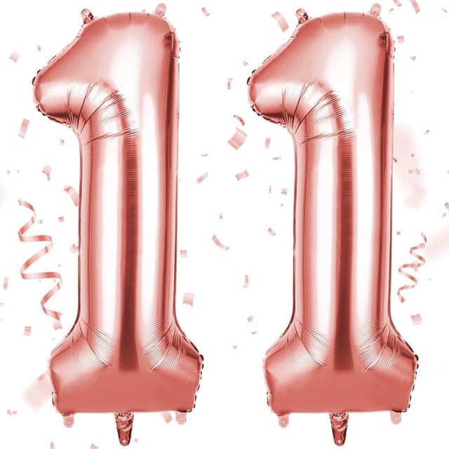 Imagen de OFFCUP Zahlen Luftballon 11 Roségold 101 cm en OfertitasTOP