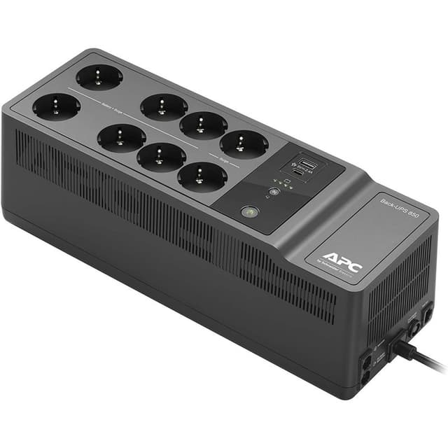 Detalle 2 de APC BE850G2-GR SAI 850 VA, 8 Schuko y 2 USB 🔌