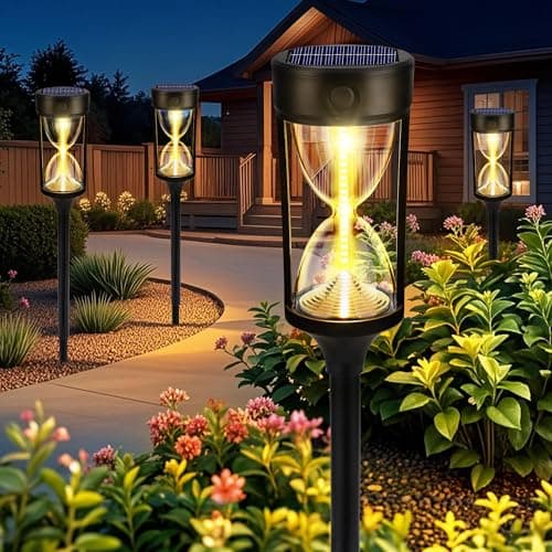 Detalle 2 de Geemoo Luces Solares LED Jardin, 4 Piezas 🌞 Impermeables