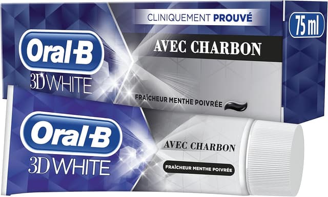 Thumbnail 6 de Oral‑B Dentifrice Charbon 3D White 2x75ml