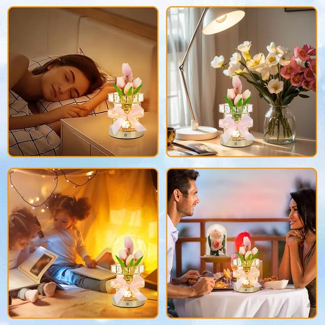 Thumbnail 6 de Mumisuto Nachtlicht Tulpen 12 x 24 cm