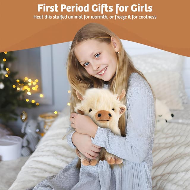 Thumbnail 5 de Marysun Microwavable Highland Cow Plush