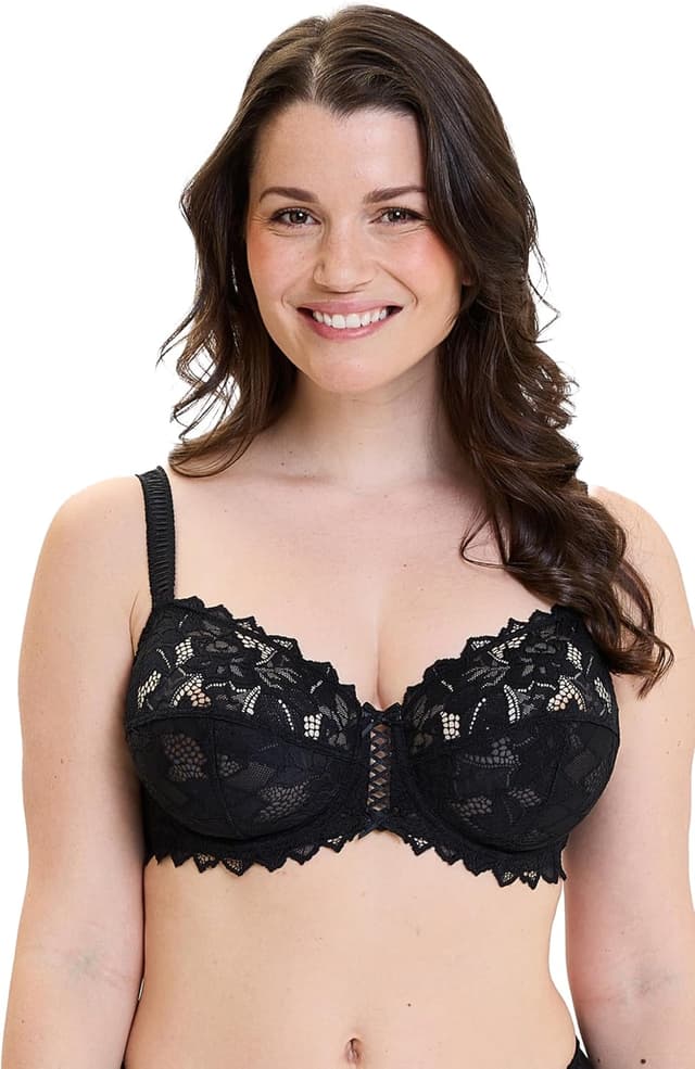 Detalle de Sans Complexe Arum Soutien-Gorge emboîtant en dentelle avec armatures Classique Uni