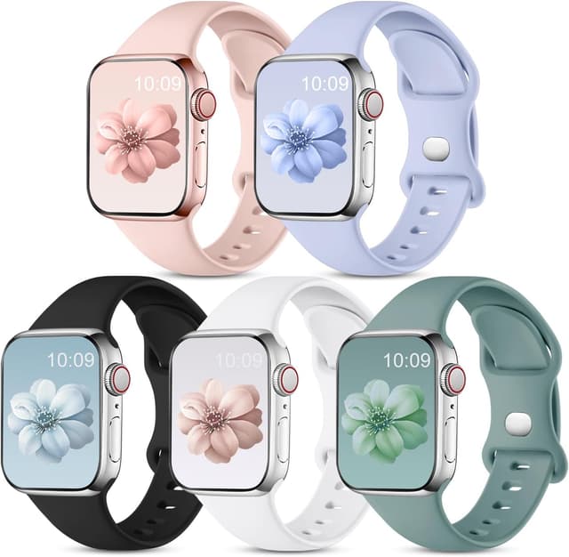 Detalle de CeMiKa 5 Pack Sport Straps for Apple Watch