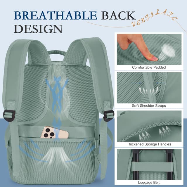 Thumbnail 4 de xlodea for Easyjet Cabin Bag 45x36x20 Underseat Travel Backpack