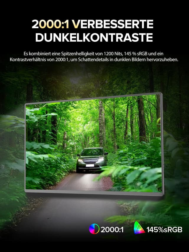 Detalle 2 de UPERFECT Portable Monitor 4K 16 Zoll