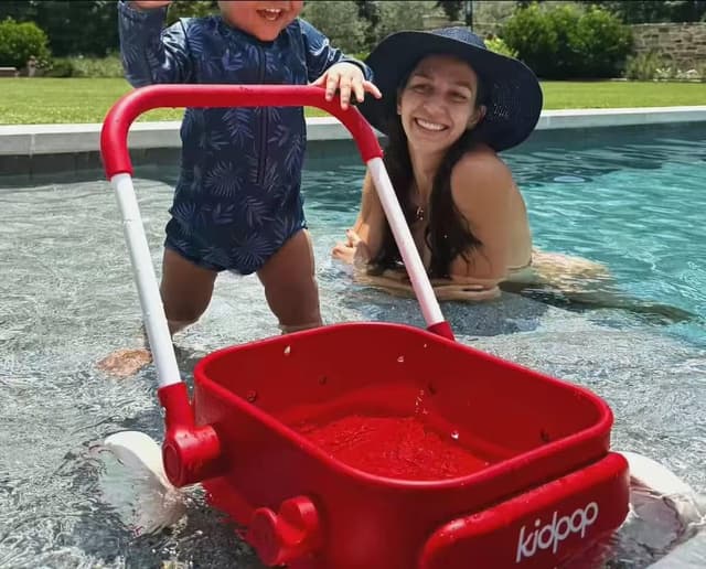 Detalle 2 de Kidpop PULA 2-in-1 Baby Lauflernhilfe (Indoor & Outdoor), Rosa