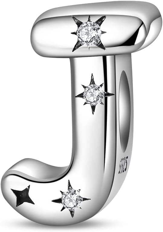 Detalle de Pandach A-Z Charm Anhänger aus 925 Silber