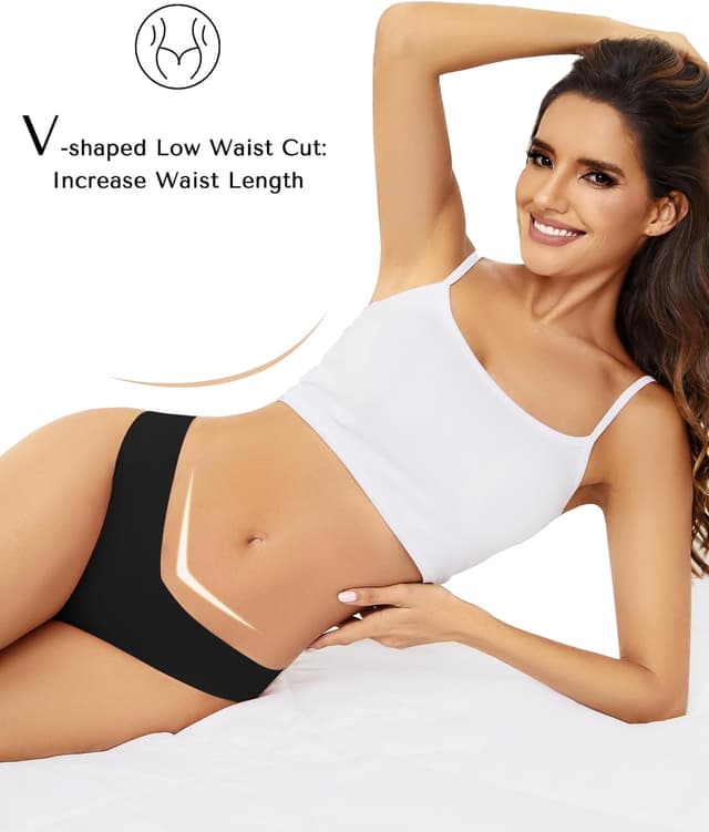 Thumbnail 3 de VOENXE Culotte sans Coutures Taille Basse 5pcs