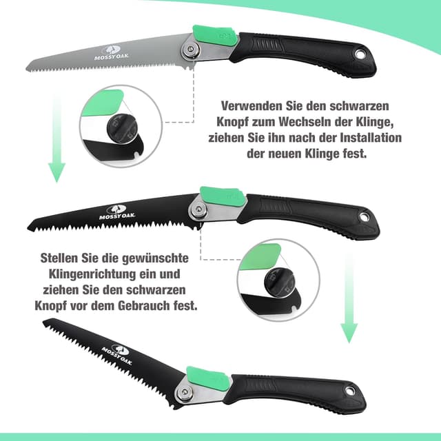 Thumbnail 6 de Mossy Oak 3 in 1 Handsäge klappbar 22 cm