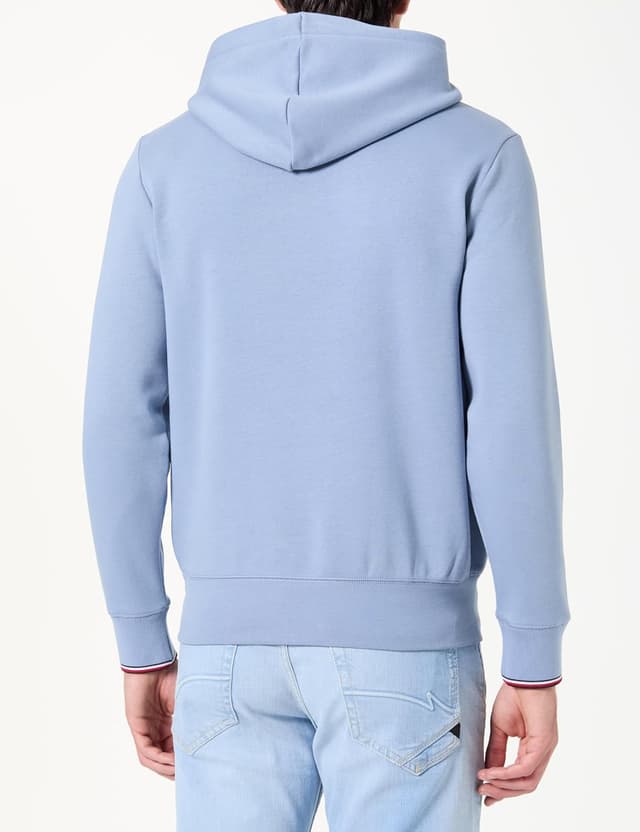Detalle de Tommy Hilfiger Herren Hoodie – lässiger Kapuzenpullover mit Tunnelzug