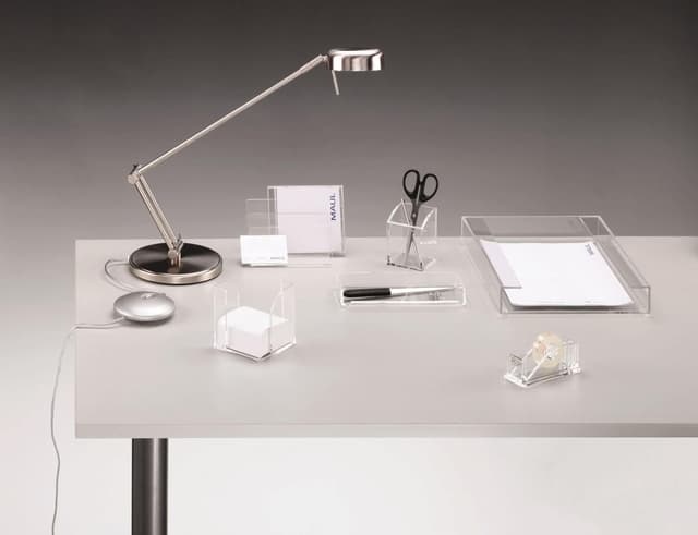 Detalle de MAUL porte-cartes en acrylique transparent avec 2 compartiments