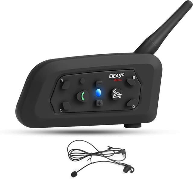Detalle de EJEAS V6C Bluetooth-Schiedsrichter-Headset Intercom für bis zu 6 Personen