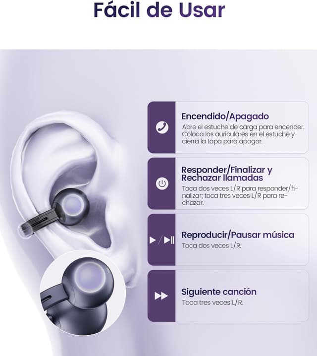 Thumbnail 5 de mojawa StarClip Auriculares Inalámbricos Deportivos