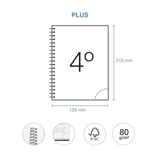 Detalle 2 de Miquelrius Agenda 2026 A5+ — Planificador semanal 18 meses
