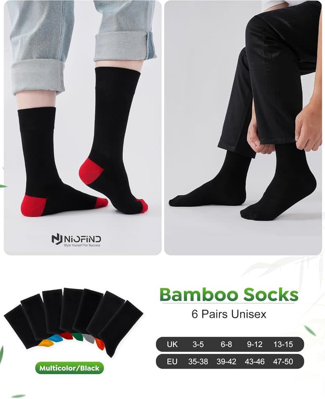 Thumbnail 6 de Niofind Bamboo Socks multipack, 6 pairs
