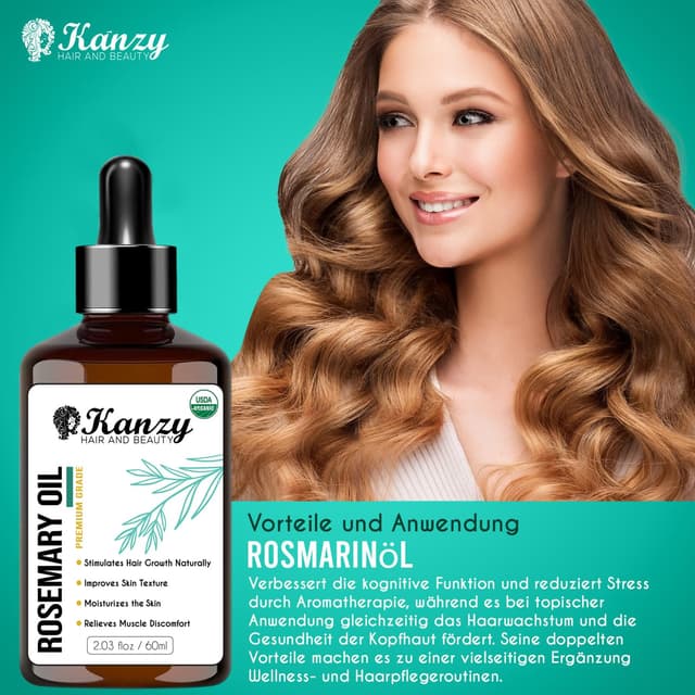 Thumbnail 4 de Kanzy Rosmarinöl Haarpflege 60ml