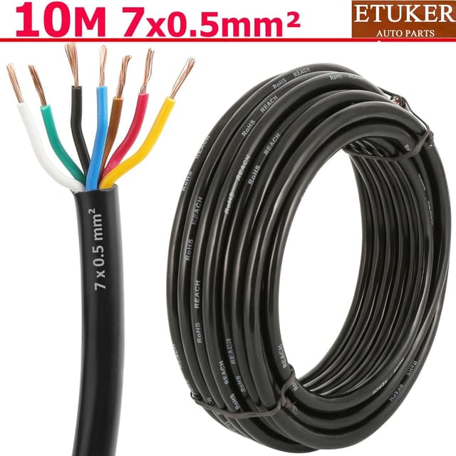 Thumbnail 3 de ETUKER 20AWG 7×0,5mm² 10M Fahrzeugkabel