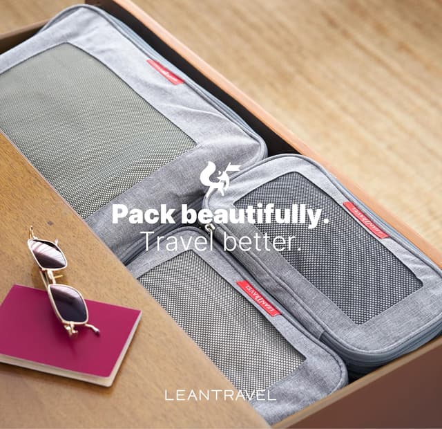 Thumbnail 5 de LeanTravel Premium Compression Packing Cubes 6-Pack