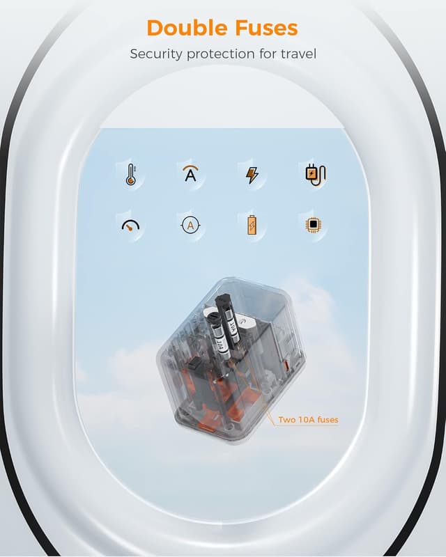 Thumbnail 5 de TESSAN 45W PD Adaptador Enchufe Universal