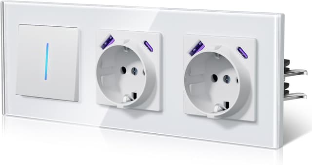 Thumbnail 5 de BSEED NEU E‑Serie Lichtschalter 86 mm