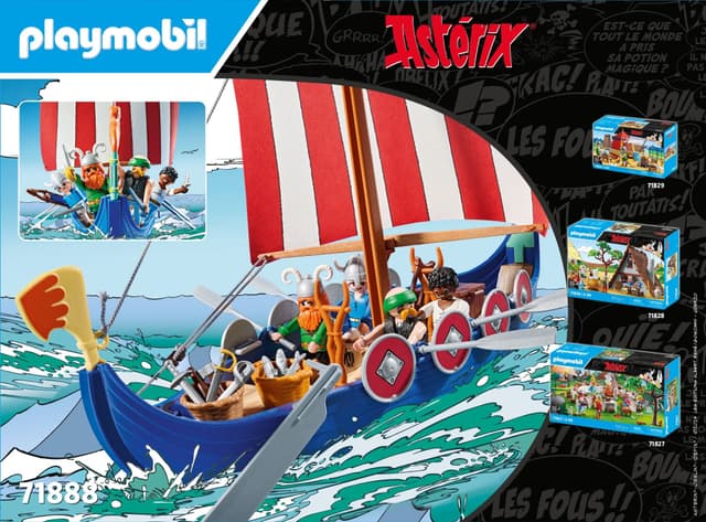 Detalle 1 de Playmobil Barco Pirata Astérix