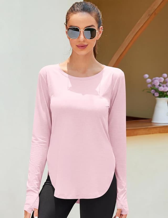 Detalle 2 de Rapbin long sleeve gym top, UPF 50+