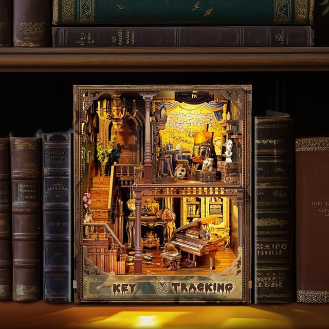 Thumbnail 6 de RONSTONE Book Nook Casita de Muñecas