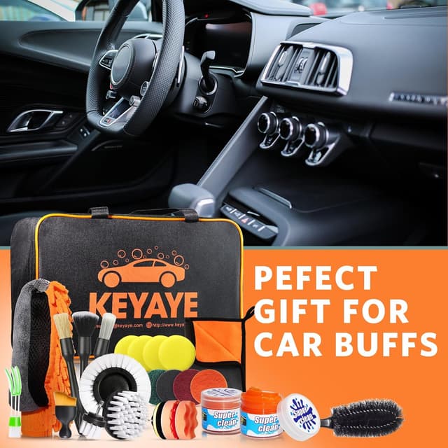 Thumbnail 6 de KEYAYE 25 Pcs Car Cleaning Kit