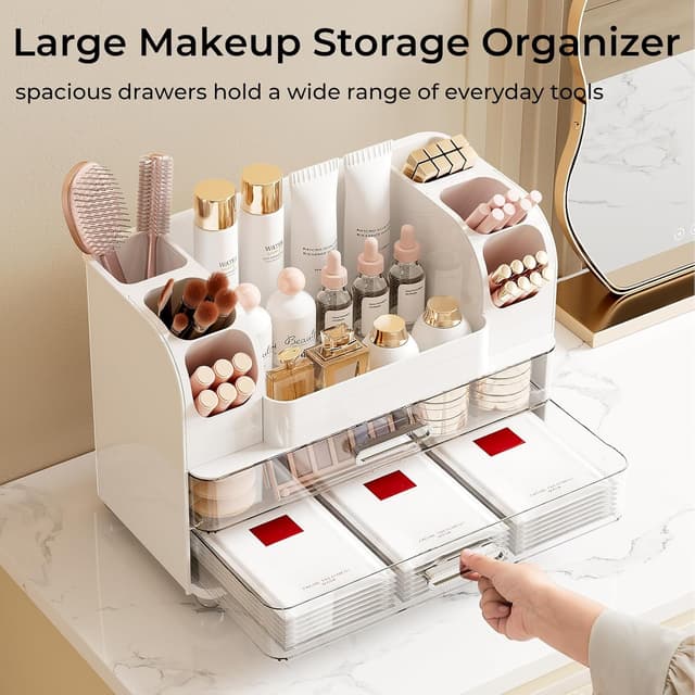 Thumbnail 2 de Makeup Organizer with 2 Large Drawers 13.4L