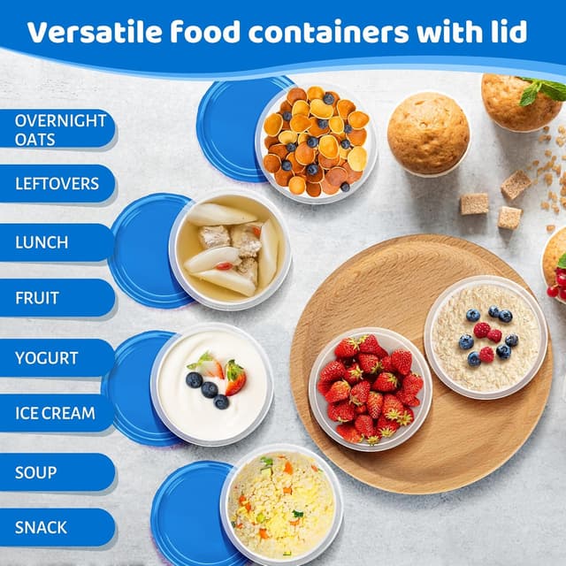 Thumbnail 3 de Ultra Thick Freezer Storage Containers 16 oz