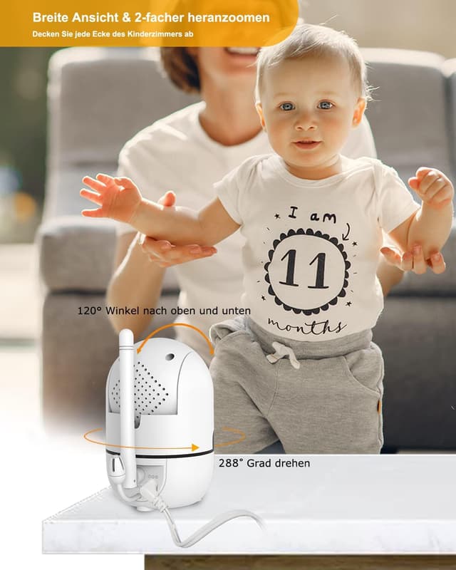 Detalle de HelloBaby Baby Monitor 3.2-inch screen