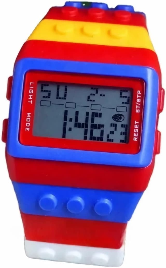 Detalle 2 de FENKOO Orologio digitale arcobaleno Rosso 3 ATM