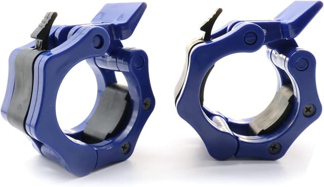 Detalle de Tioamy Hantelverschlüsse / Spinlock Klemmen für olympische Langhantel 50 mm (1 Paar)