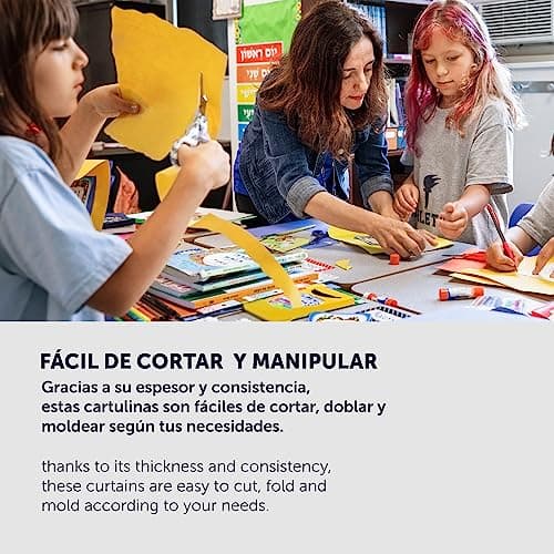 Thumbnail 5 de m-office Cartulina A4 Surtido Fluor para Manualidades 🎨