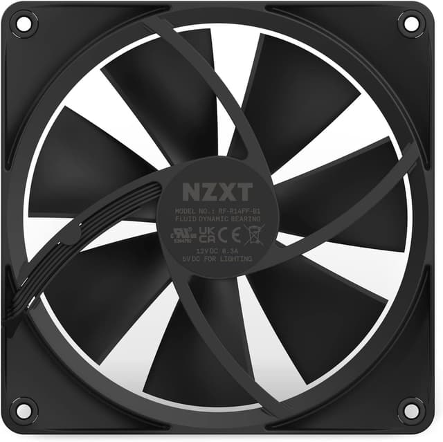 Thumbnail 4 de NZXT F140 RGB Fans - RF-R14SF-B1 - Ventilador 140mm RGB
