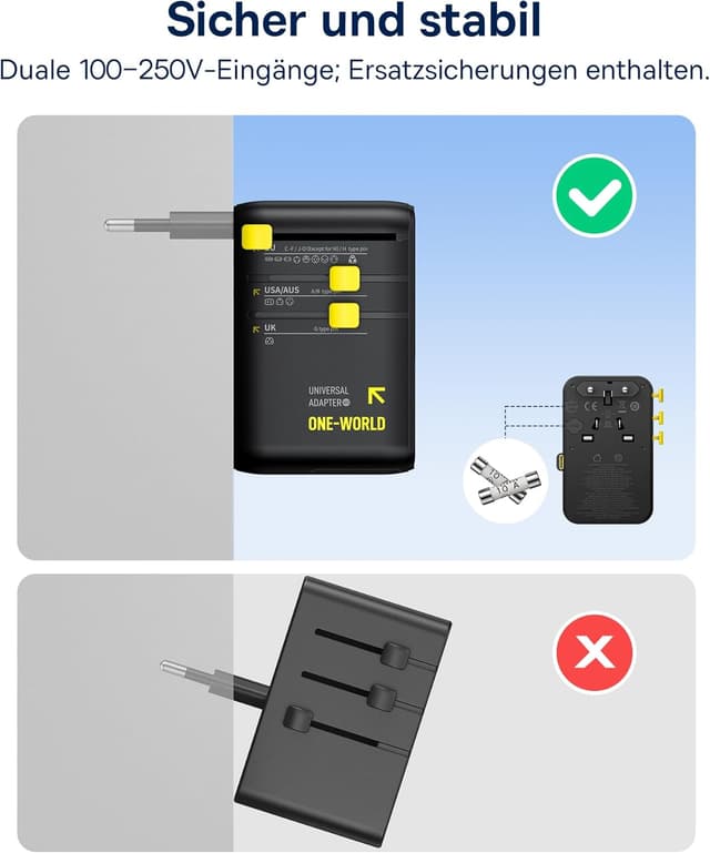 Thumbnail 6 de Baseus Enercore 70W Reiseadapter USB-C mit 70W Kabel