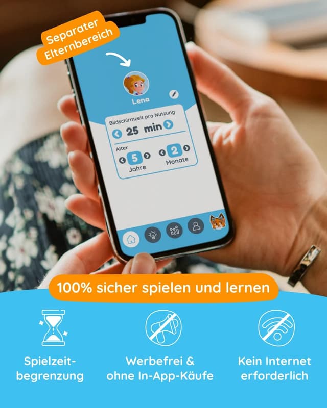 Detalle 1 de Edurino 3-in-1 Starterset Lernspiele ab 4 Jahren