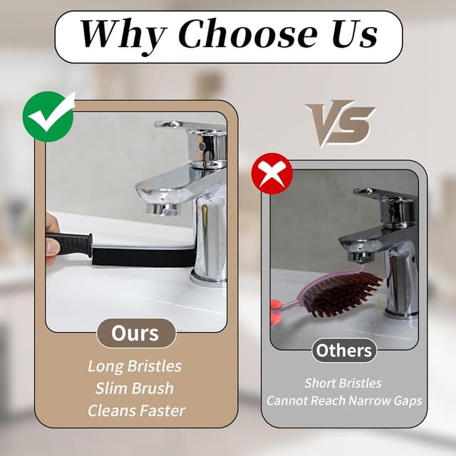 Thumbnail 3 de NXPUXP NXPUXP 6 Stück Hartborsten Eckenreinigungsbürste 22 cm 🧽